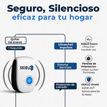 BugShield - Evite la picazón y los estornudos: duerma sin ácaros con BugShield